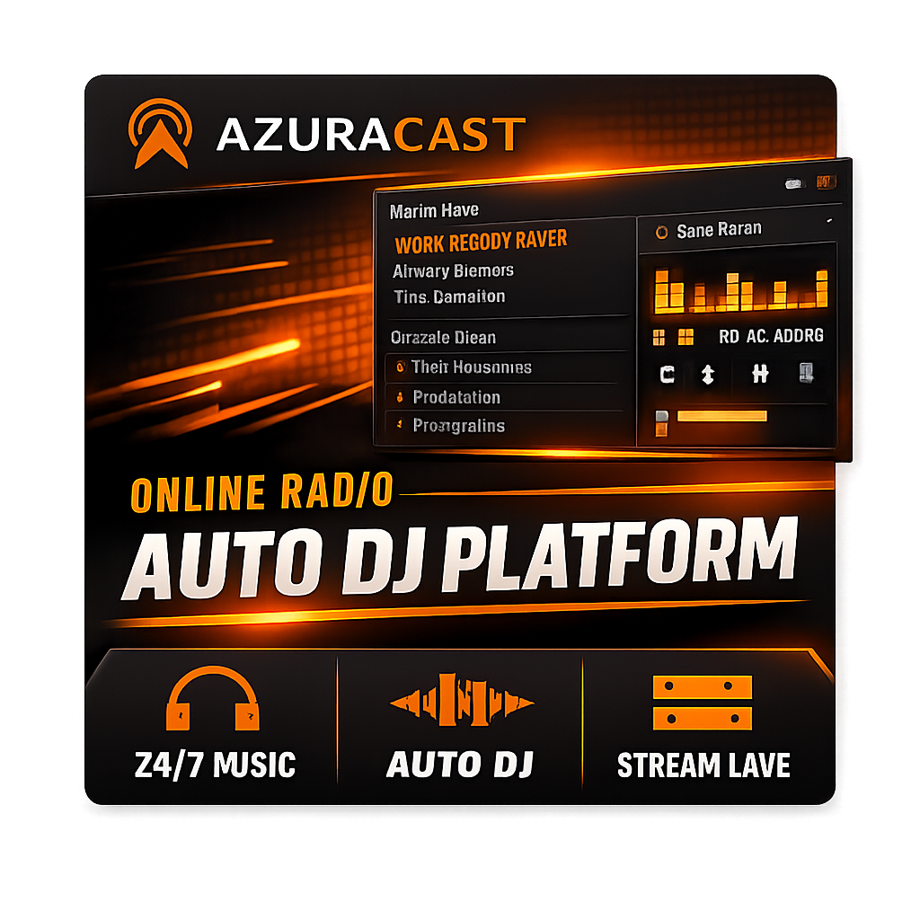 AzuraCast Internet Radio Control Panel Dashboard