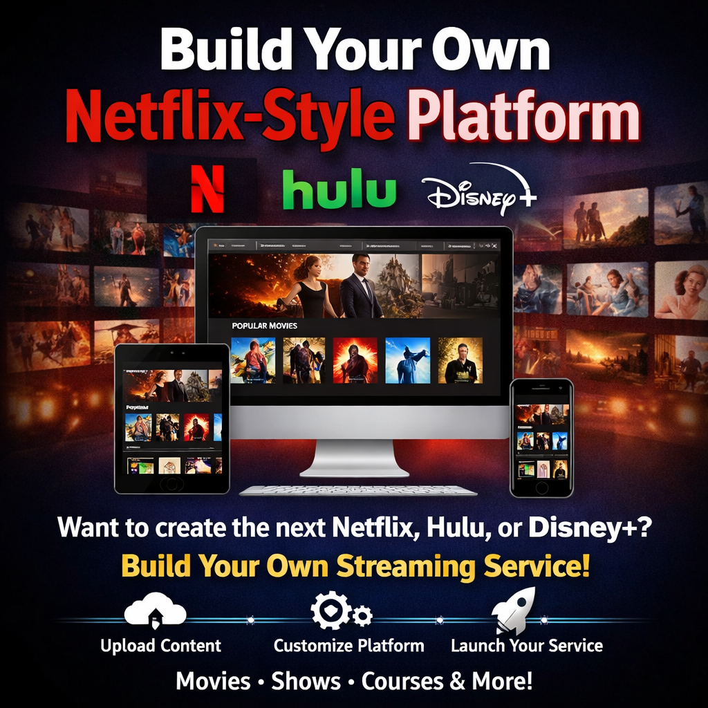 Video on Demand VOD Hosting Platform - Build Your Own Netflix-Style Streaming Service