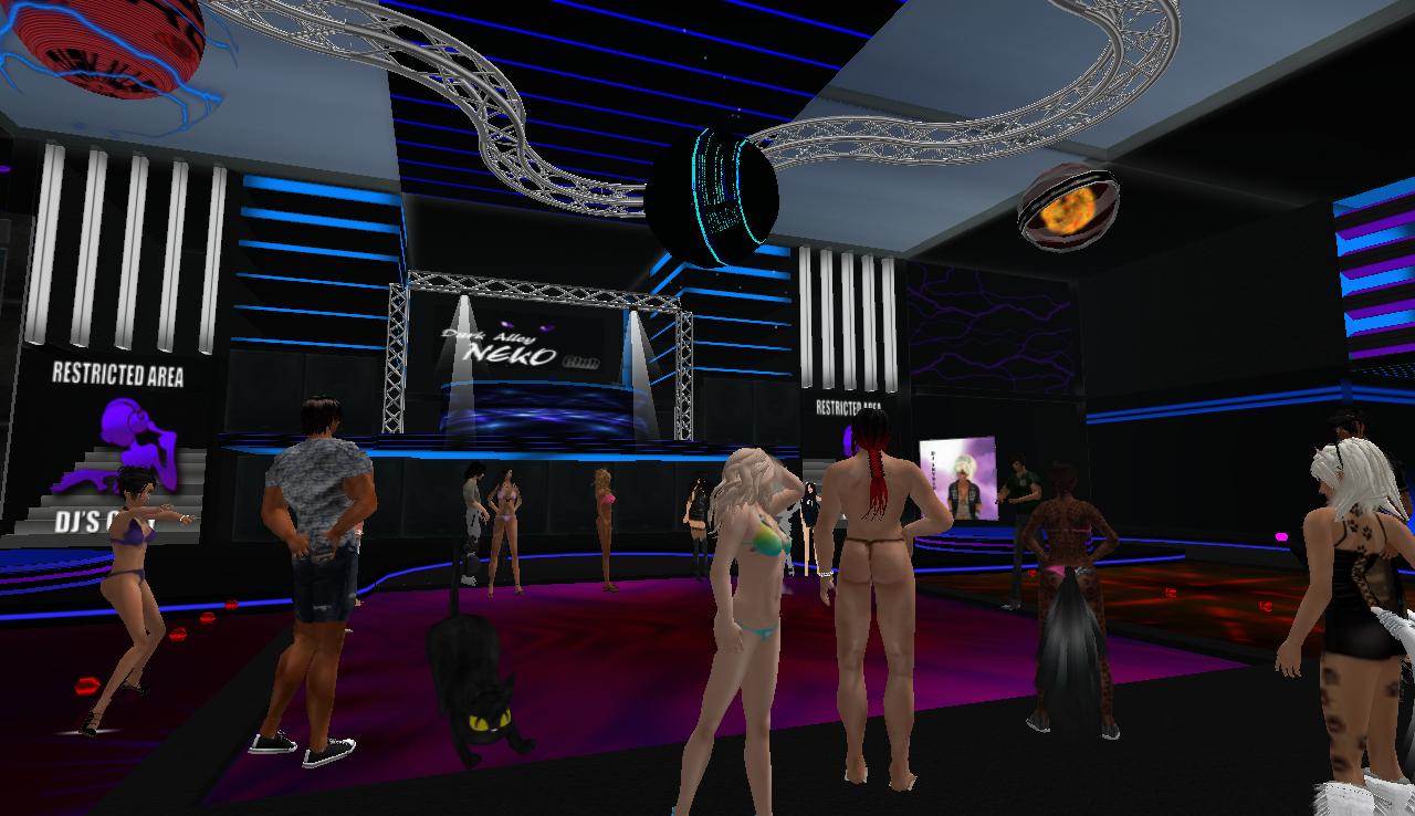 My auto dj streaming in second life